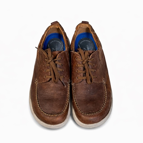 Clarks Men's Driftway Low Dark Brown Leather Casual Comfort Shoes Size 11M​​​​ - Picture 11 of 11